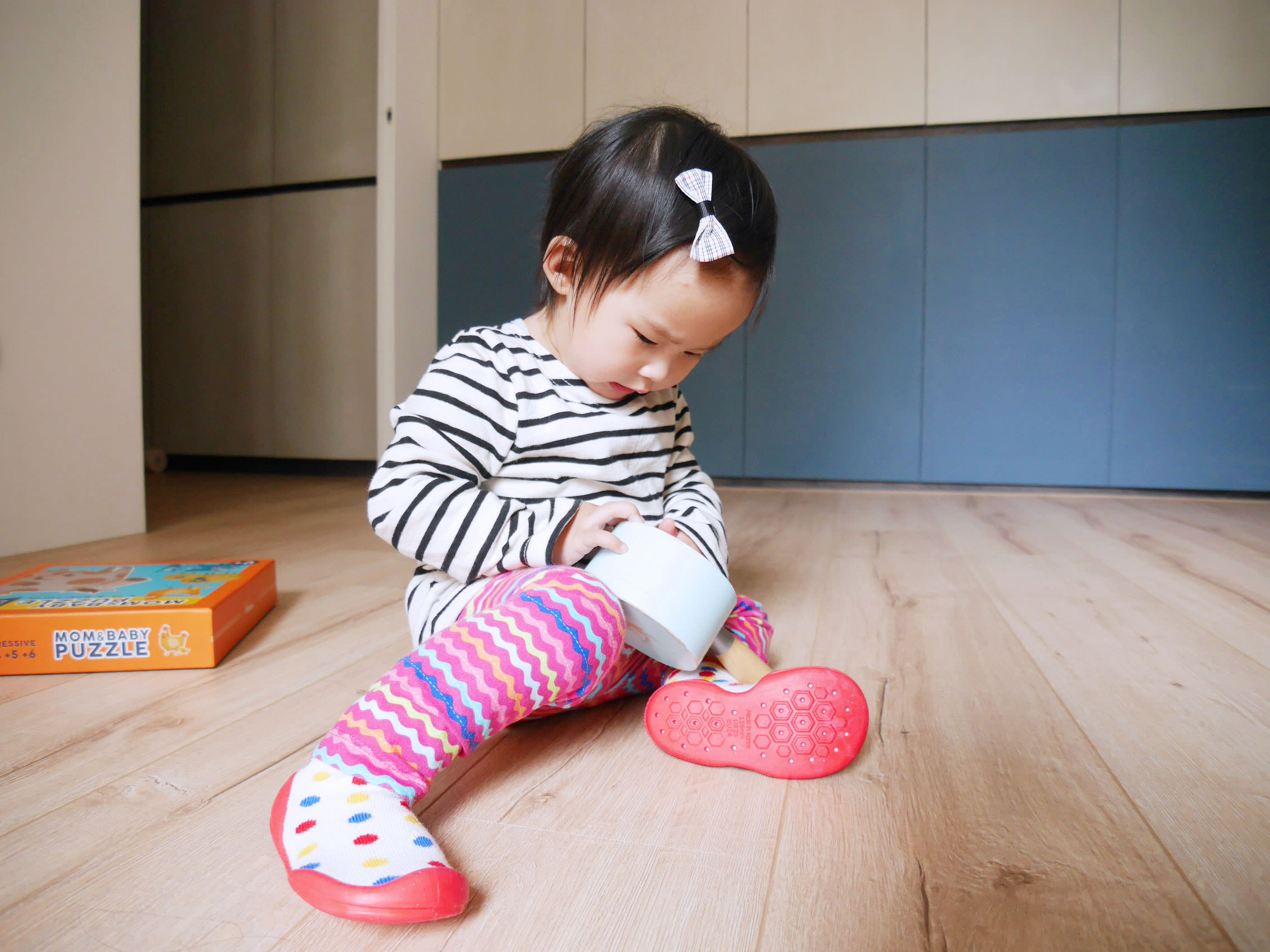 [寶寶] 寶寶的第一雙學步鞋,是襪襪也是鞋子的韓國GGOMOOSIN襪鞋