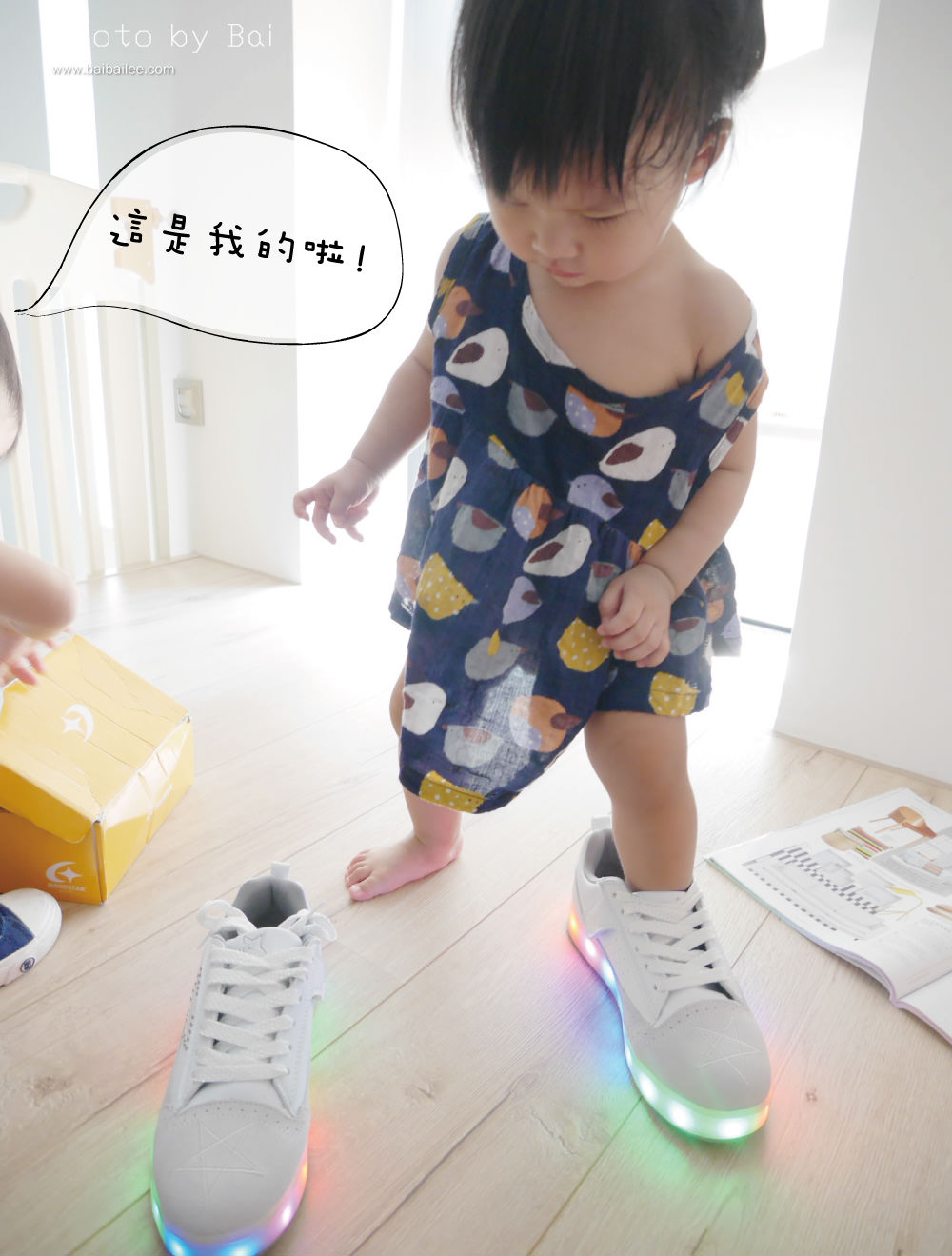[啾團] 超吸睛!韓國很夯的JouJou Star星星時尚親子包＋韓國BESSON JOU JOU LED亮亮鞋(親子包親子鞋推薦)