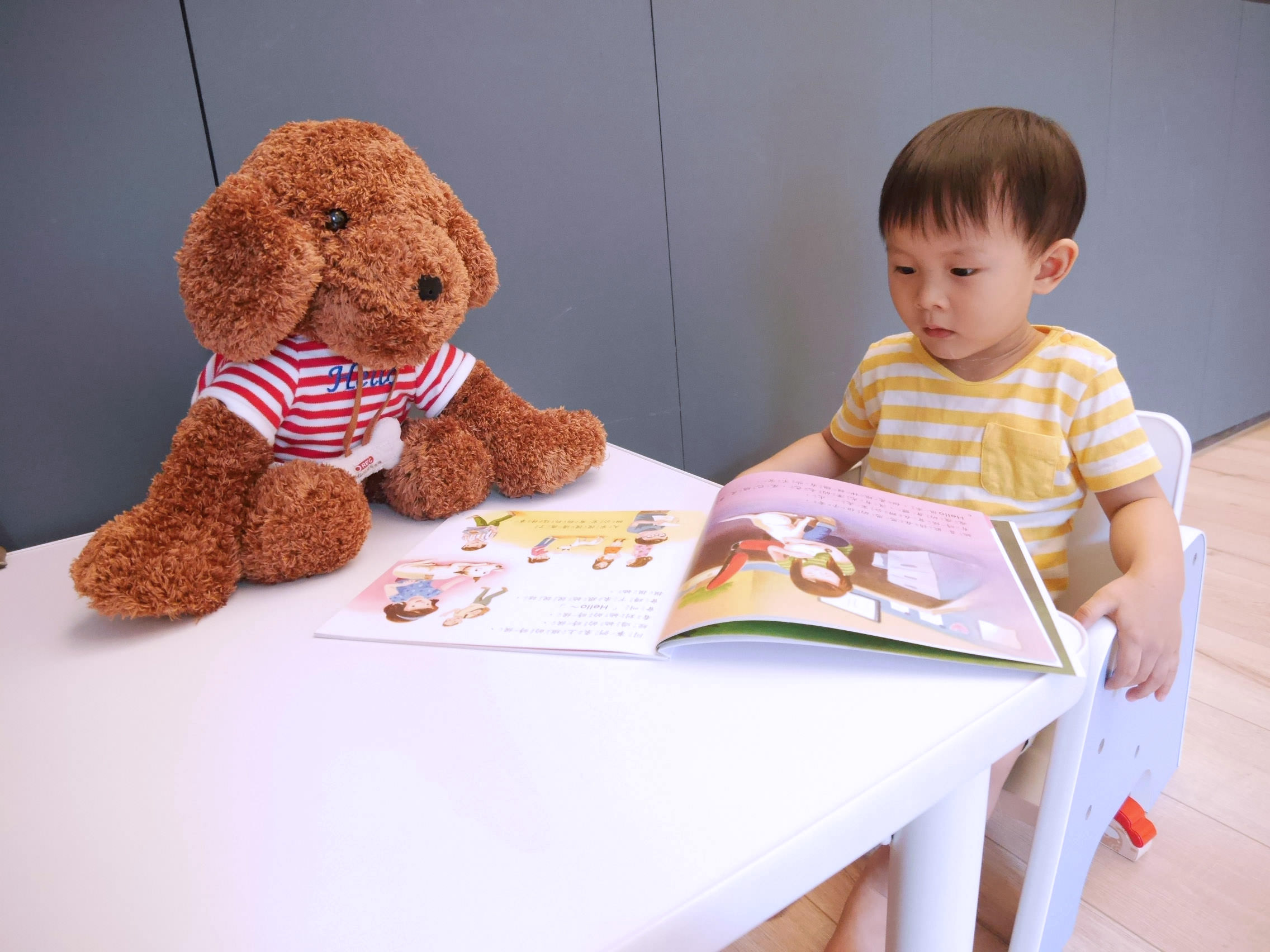 [育兒好物] 給小朋友聽覺及觸覺的滿足,有教養意義又超可愛的療癒故事機-愛智Hello寶寶故事機
