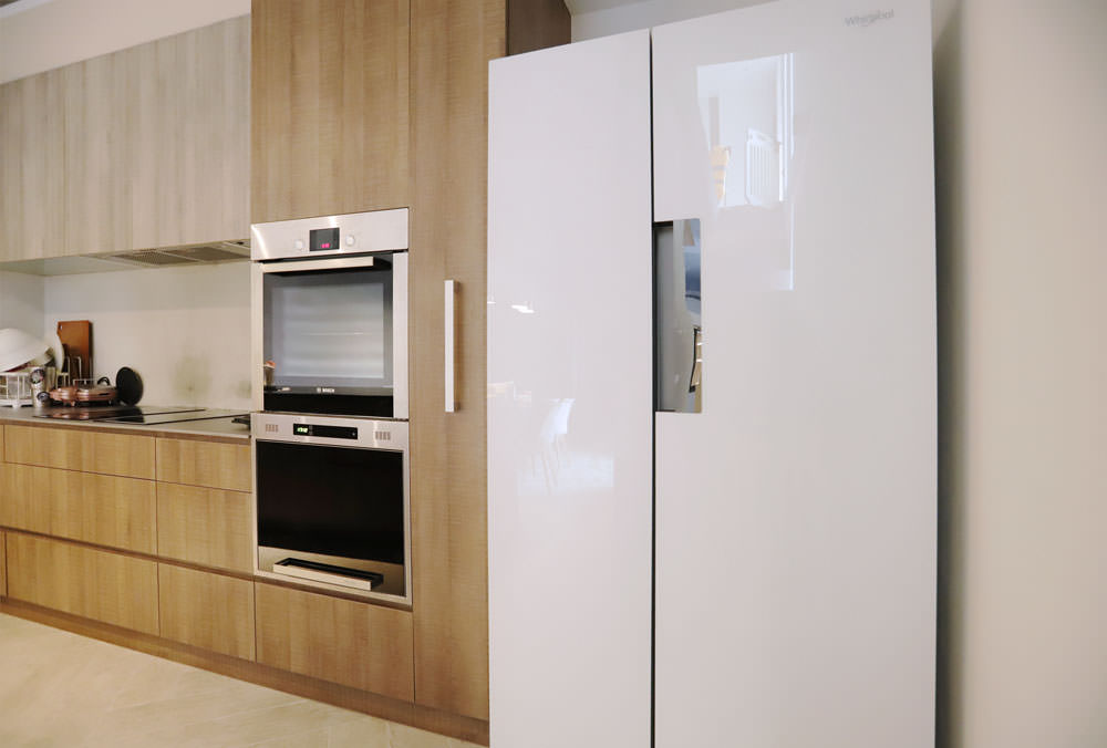 [家電] 結合時尚美型與機能讓家中美感提升的大冰箱-惠而浦對開門冰箱惠而浦WHS600LW 創易對開門冰箱