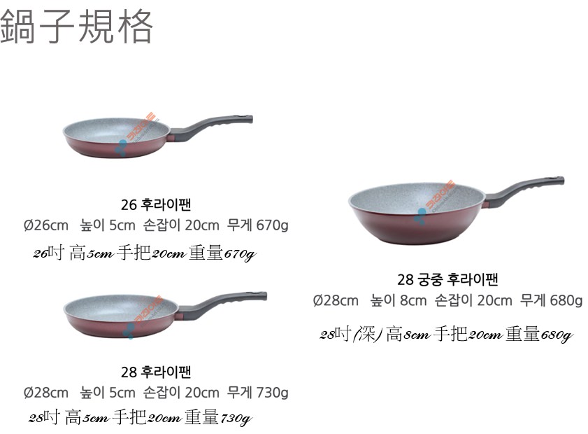 [啾團] 韓國Kitchen Art塗石不沾鍋-錦上添花系列.導熱超快輕盈好用CP值又高的鍋具組