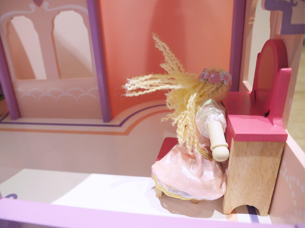 [啾團] Mentari幸福城堡女孩們看到都會瘋狂及尖叫的超美質感木製公主風洋娃娃屋(Mentari木製玩具全系列)