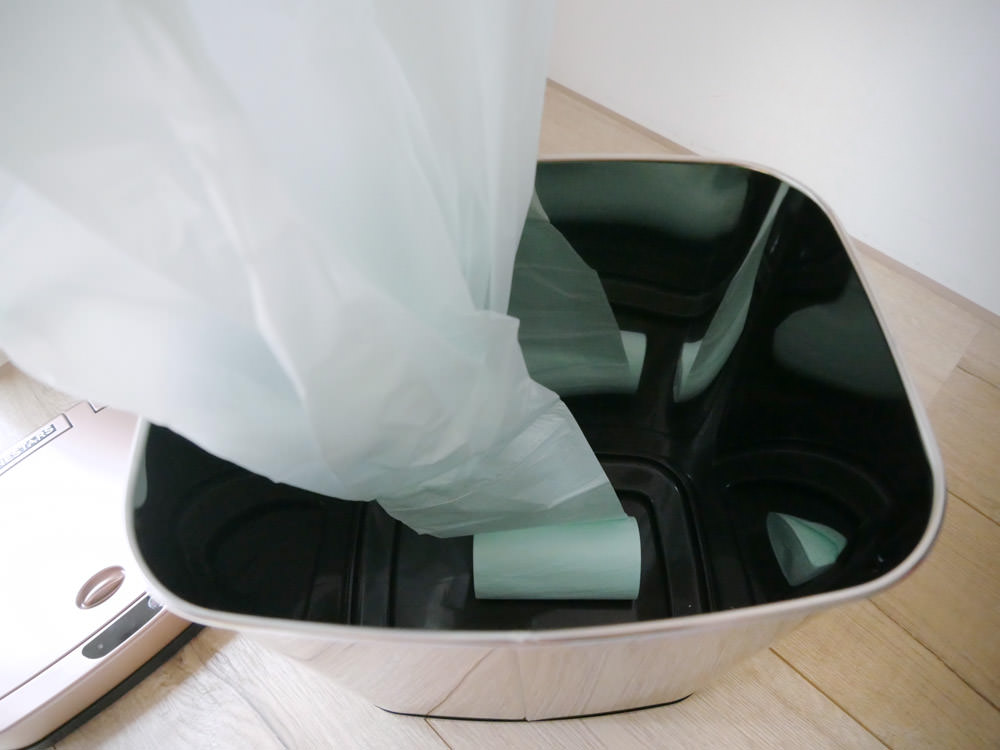 [啾團] 美國NINESTARSxLAQ DESiGN感應垃圾桶不怕丟垃圾沾到細菌病毒.隔絕尿布臭味讓居家環境大提升