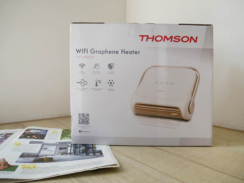 [啾團] 法國THOMSON-WIFI石墨烯浴臥兩用壁掛暖風機,洗澡前用手機開啟!不怕冷冷,毛巾不發臭
