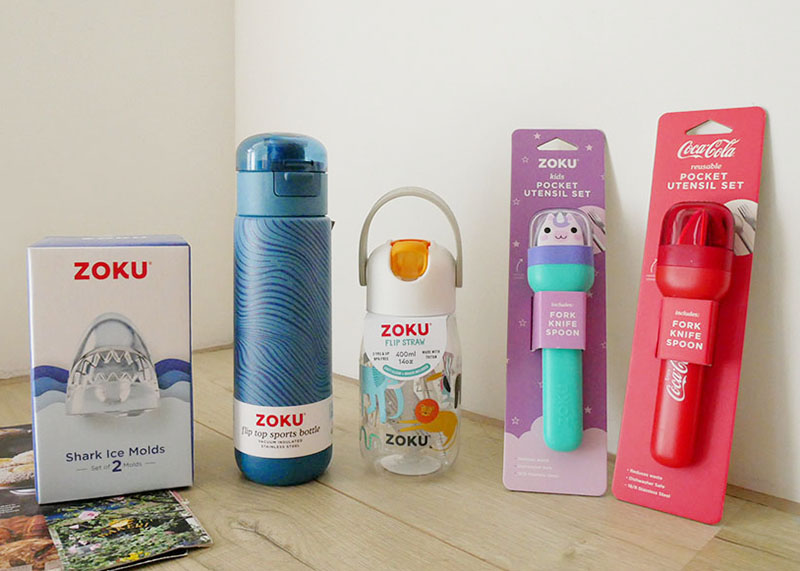 [啾團] 美國ZOKU,兼具質感好用,製冰模具/水壺/保溫瓶/隨行不鏽鋼餐具組