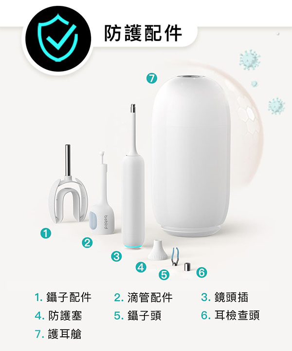 [啾團] Bebird 蜂鳥-HOME 30S 智慧科技可彎折微型攝影掏耳棒,可看見耳內更舒適安全
