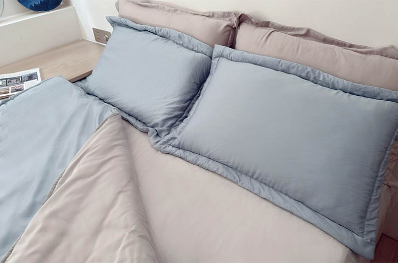 [啾團] 天絲床組.細緻到不想爬起來的超舒服床組+大人小孩枕頭