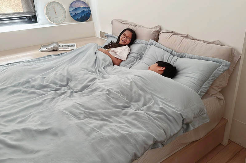 [啾團] 天絲床組.細緻到不想爬起來的超舒服床組+大人小孩枕頭