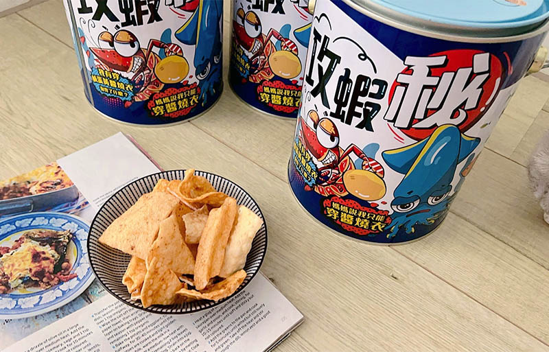 [啾團] 一桶絕對吃不夠,超熱銷蝦餅正式回歸-攻蝦秘KAKA醬燒蝦餅