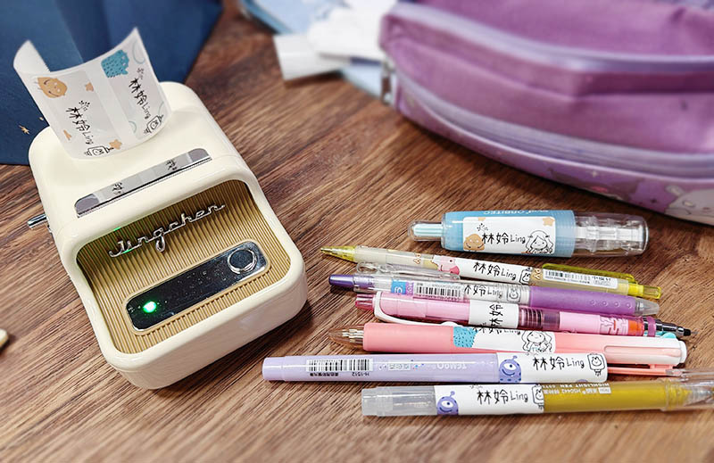 [啾團] 精臣B21S 標籤機,結合顏值,簡單好上手,變化超多的防水標籤機(兒童姓名貼)