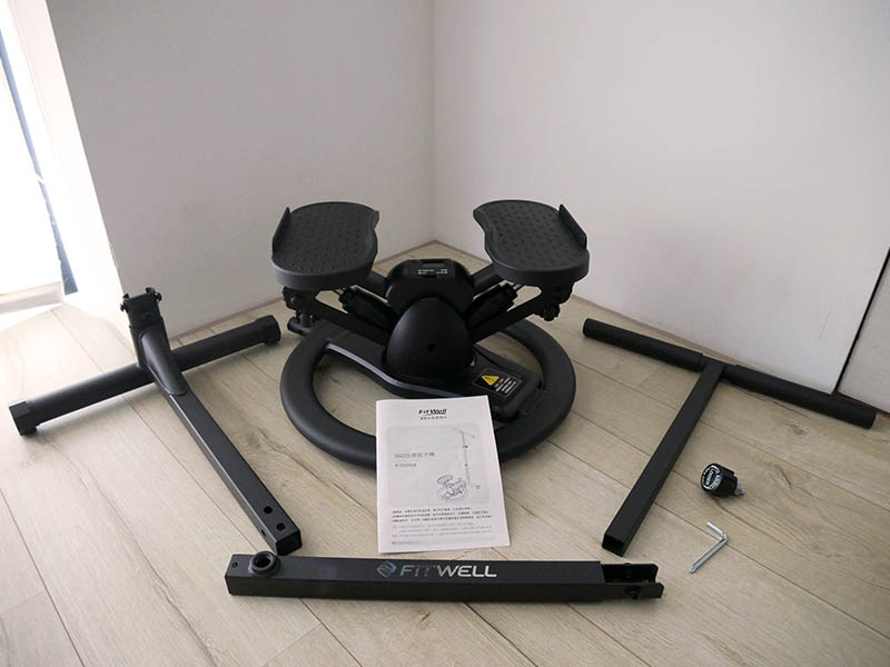 [啾團] 小空間就可以燃燒卡路里,鍛鍊下半身強化核心肌群-FitWell 360度扭轉踏步機