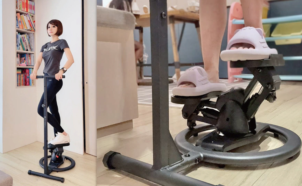 [啾團] 小空間就可以燃燒卡路里,鍛鍊下半身強化核心肌群-FitWell 360度扭轉踏步機