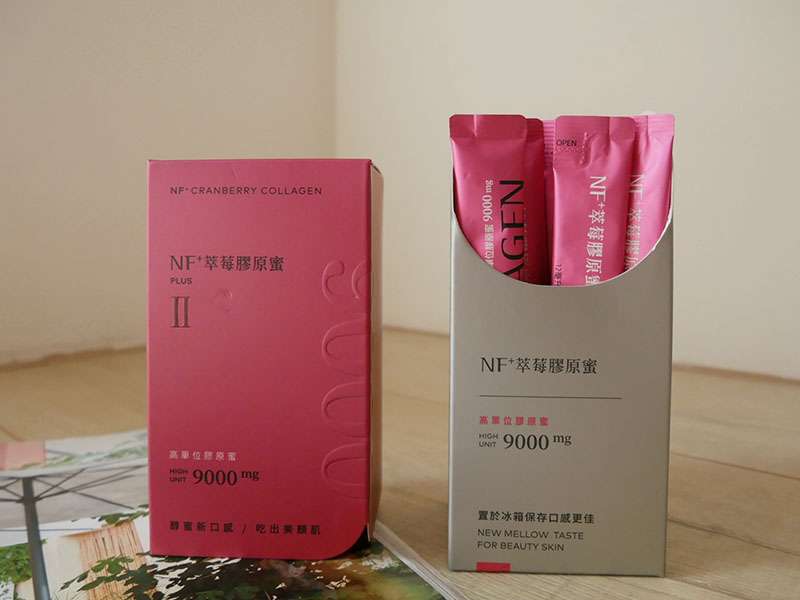 [啾團] 美肌萃-讓美很有感覺,速充滿滿膠原力,NF+萃莓膠原蜜II推薦