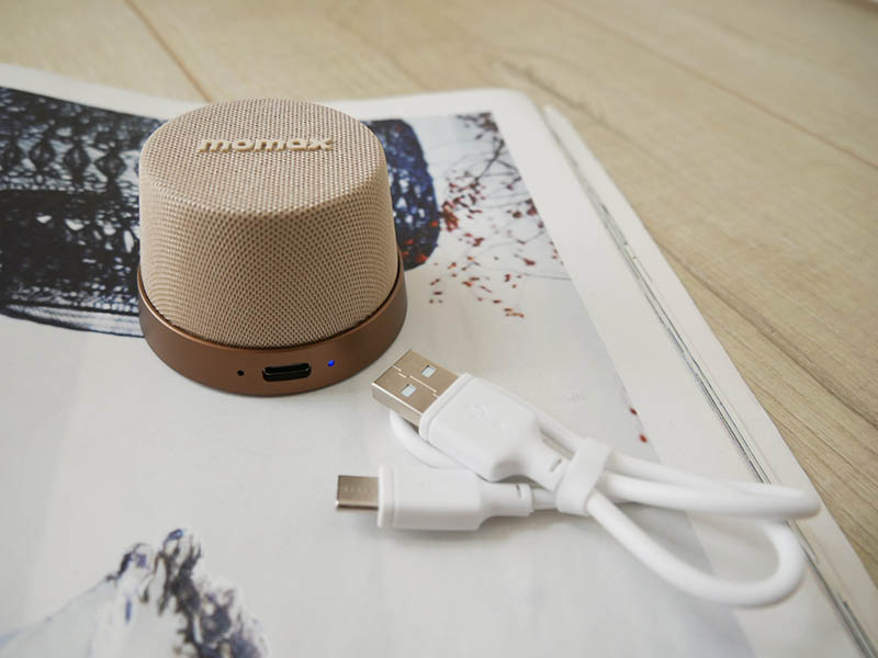 [啾團] Momax 1-Vibe Go小小一顆大大威力,迷你磁吸支架無線音箱(可攜式喇叭/無線藍牙喇叭)