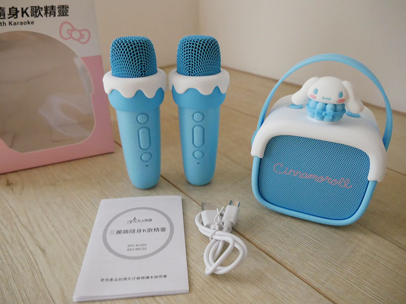 [啾團] FUNY三麗鷗正版授權!手機型兒童相機+idol K8隨身K歌精靈 (大耳狗/酷洛米/帕恰狗)讓小朋友愛不釋手