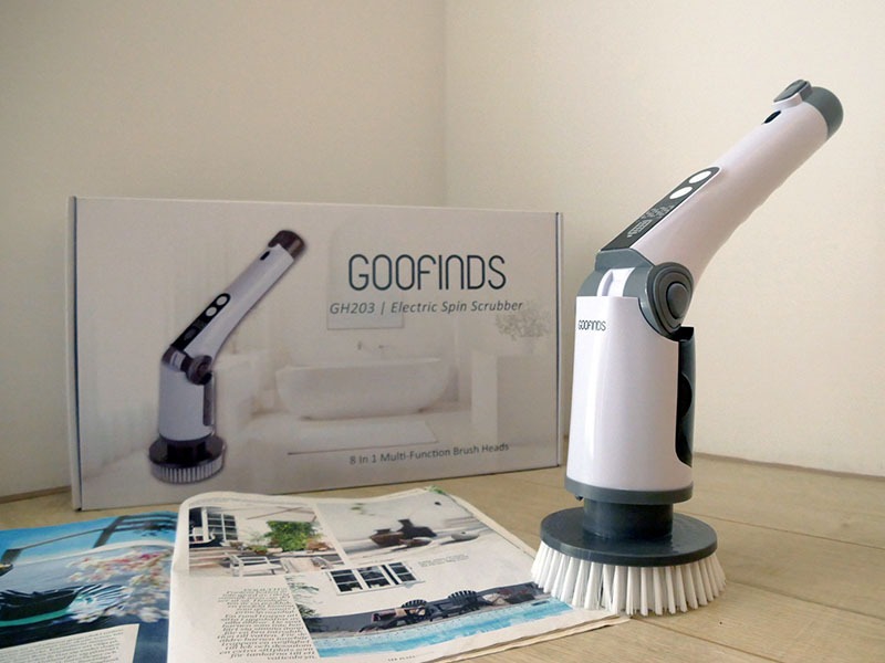 [啾團] GOOFINDS全防水電動清潔刷，不用再刷得半死，清潔也可以省力又優雅