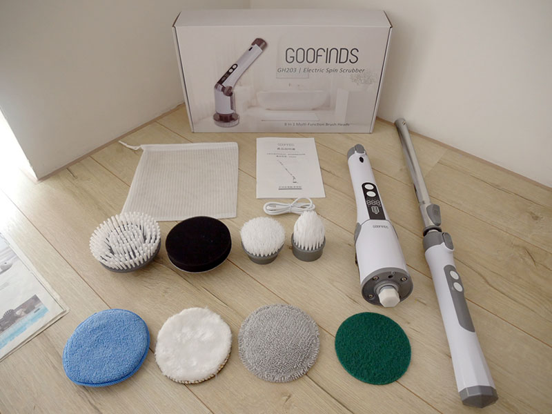 [啾團] GOOFINDS全防水電動清潔刷，不用再刷得半死，清潔也可以省力又優雅