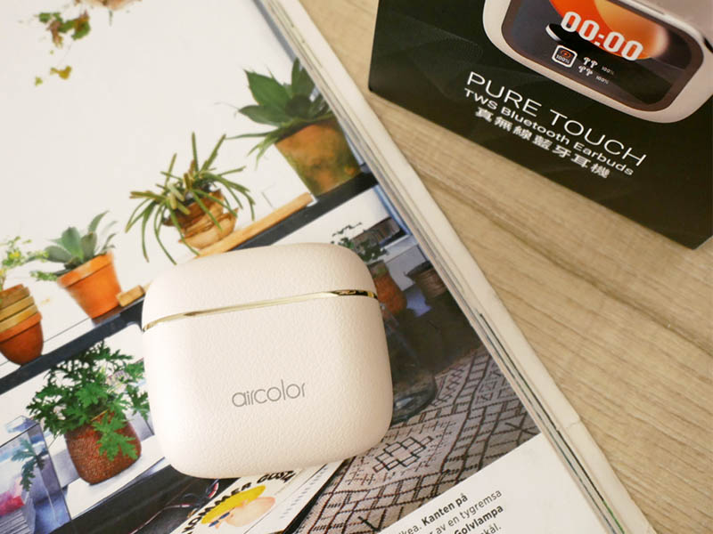 [啾團] 顏值爆表又超聰明！CP值超高 aircolor Pure Touch 真無線藍牙耳機