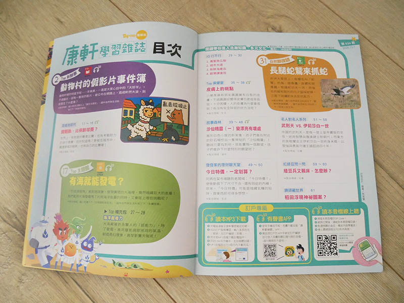[啾團] 康軒學習雜誌-為國小的孩子量身訂做,陪伴孩子閱讀生活、認識世界的有趣讀物