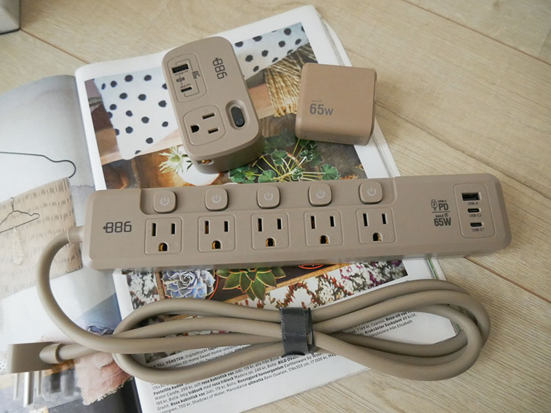 [啾團] 不只實用，還要好看，終於找到不想藏起來的延長線｜+886 極野家最美質感延長線