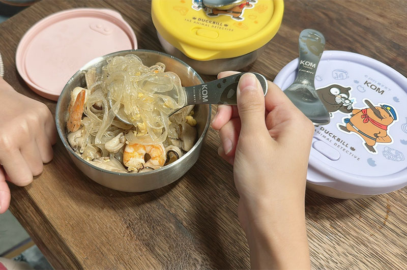 [啾團] 國小/幼兒園老師指定款！KOM316不鏽鋼餐具，爸媽圈瘋傳的「入學神隊友」