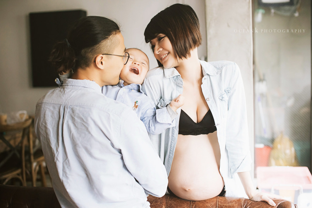 [孕婦寫真/台北] 孕期32週跟木木一起拍的孕婦親子寫真來了!♥跟R先生的11周年紀念日♥