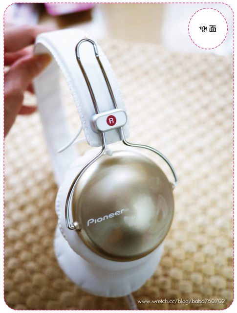 [好物] 分享我超可愛的小白PIONEER耳機